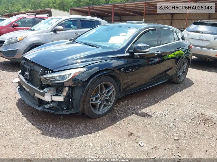2017 Infiniti Qx30 Sport VIN: SJKCH5CP5HA026043 Lot: 42531351
