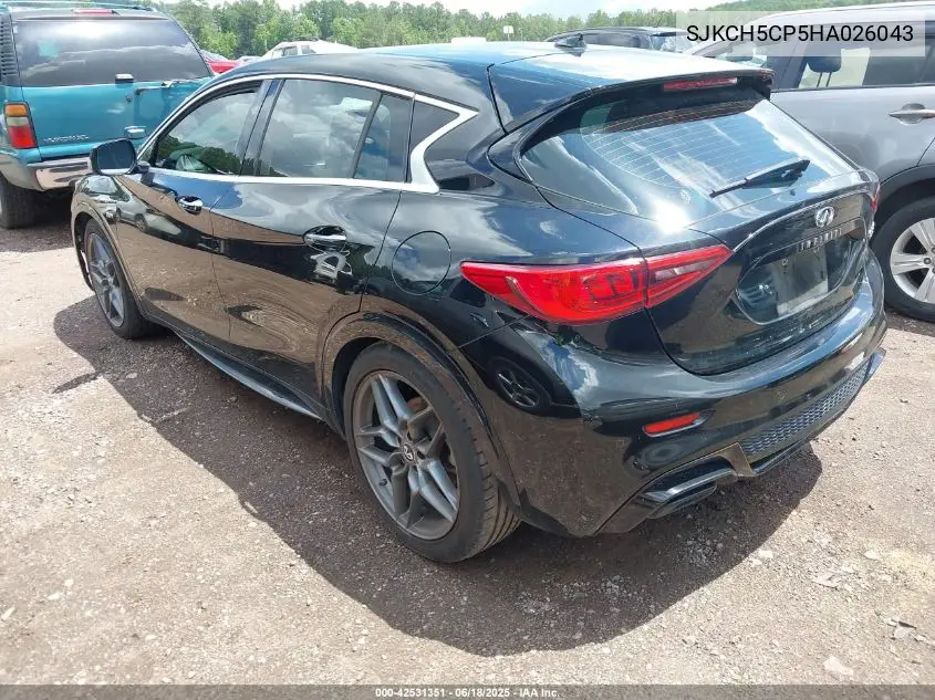 2017 Infiniti Qx30 Sport VIN: SJKCH5CP5HA026043 Lot: 42531351
