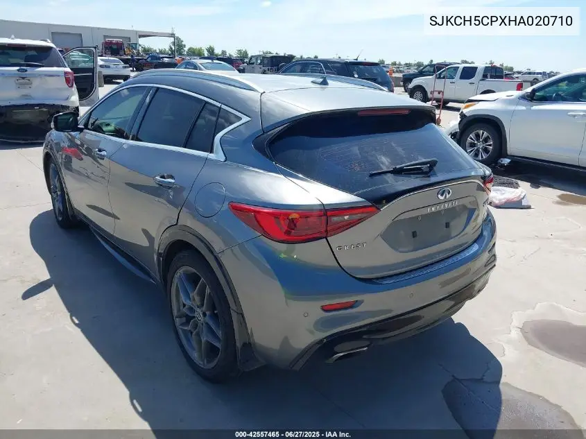 2017 Infiniti Qx30 Premium VIN: SJKCH5CPXHA020710 Lot: 42557465