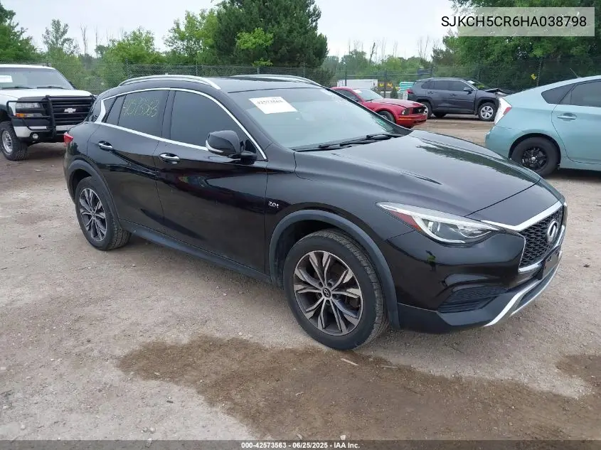 2017 Infiniti Qx30 Luxury VIN: SJKCH5CR6HA038798 Lot: 42573563