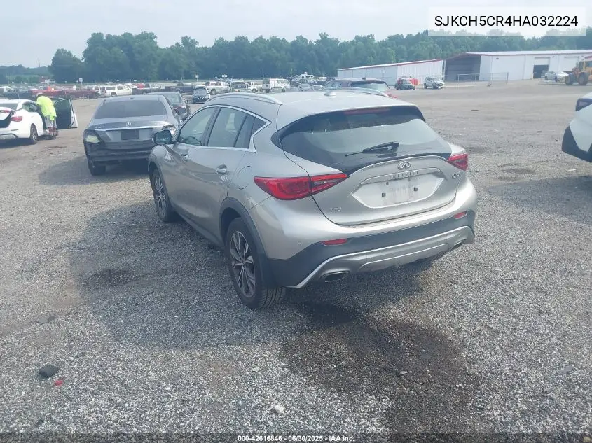 2017 Infiniti Qx30 Premium VIN: SJKCH5CR4HA032224 Lot: 42616846