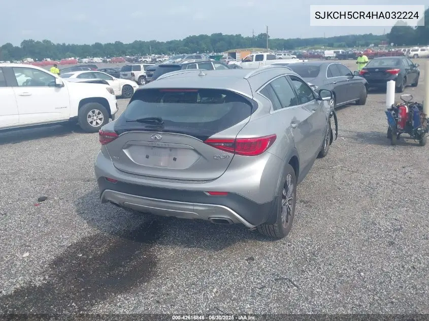 2017 Infiniti Qx30 Premium VIN: SJKCH5CR4HA032224 Lot: 42616846