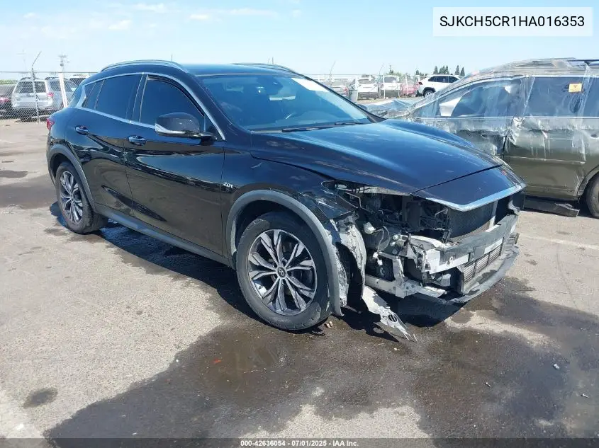 2017 Infiniti Qx30 Premium VIN: SJKCH5CR1HA016353 Lot: 42636054