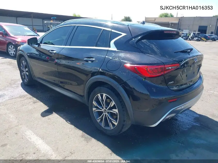 2017 Infiniti Qx30 Premium VIN: SJKCH5CR1HA016353 Lot: 42636054