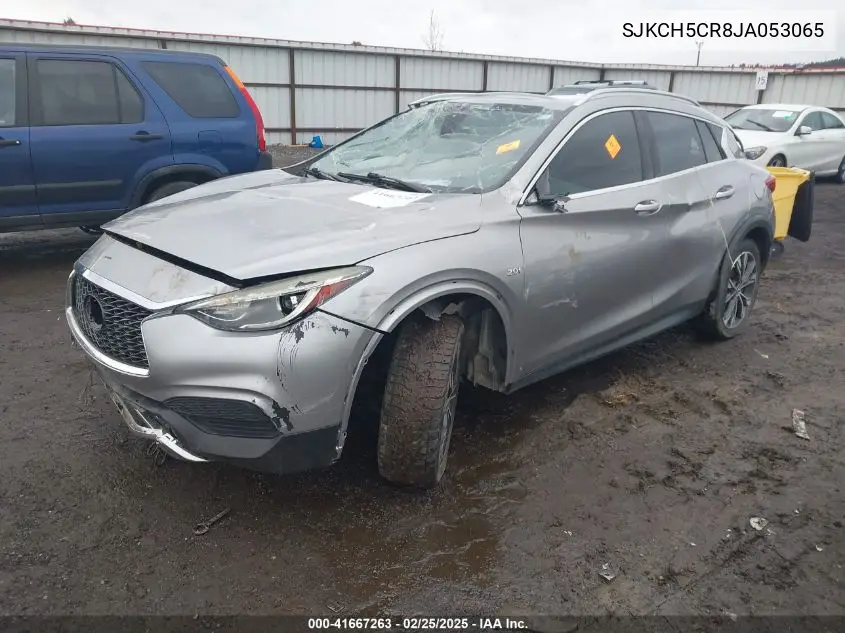 2018 Infiniti Qx30 Luxury VIN: SJKCH5CR8JA053065 Lot: 41667263