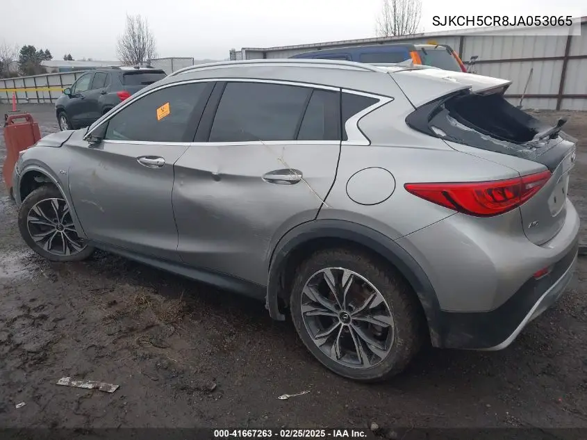 2018 Infiniti Qx30 Luxury VIN: SJKCH5CR8JA053065 Lot: 41667263