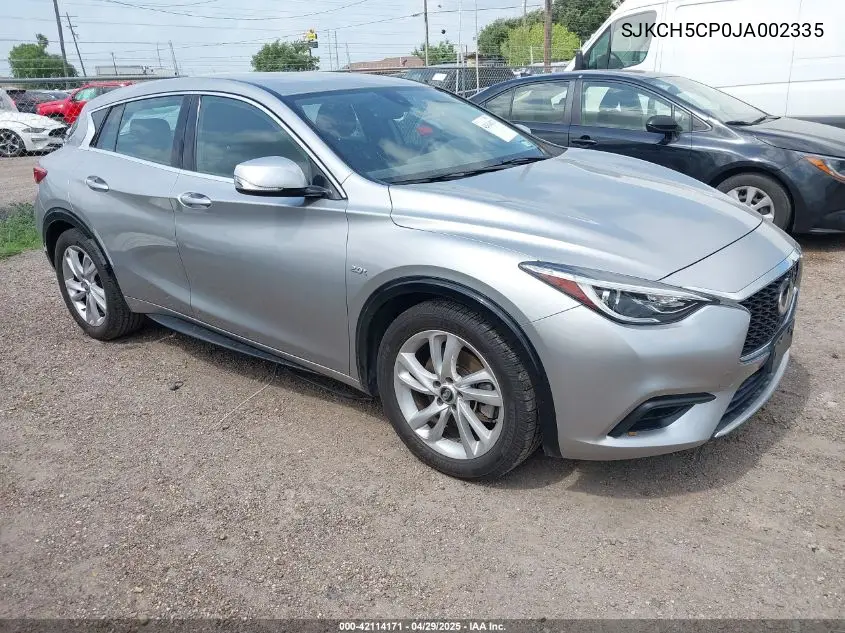 2018 Infiniti Qx30 Pure VIN: SJKCH5CP0JA002335 Lot: 42114171