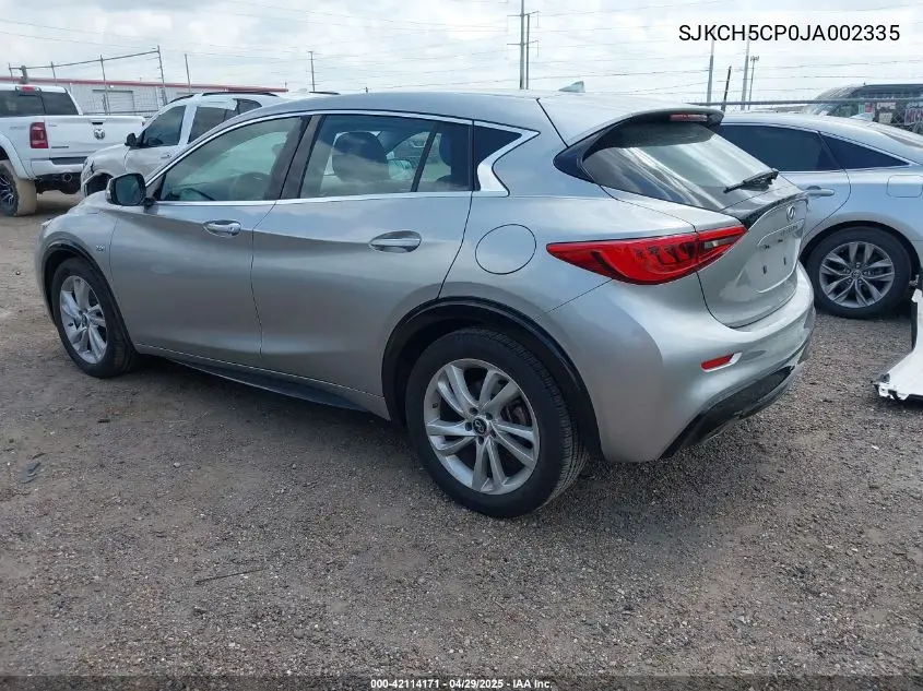2018 Infiniti Qx30 Pure VIN: SJKCH5CP0JA002335 Lot: 42114171