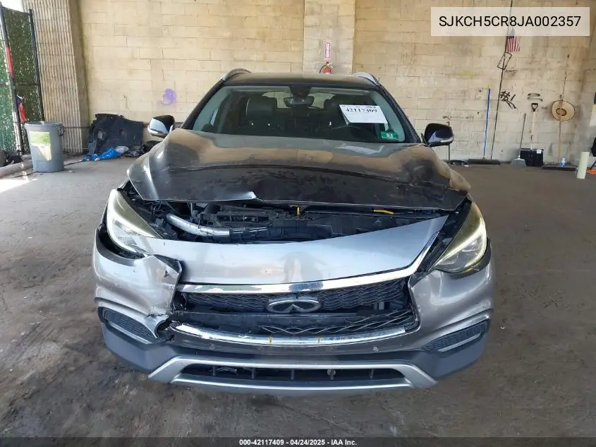 2018 Infiniti Qx30 Essential VIN: SJKCH5CR8JA002357 Lot: 42117409