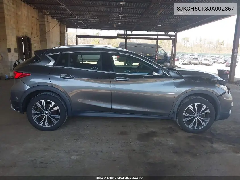 2018 Infiniti Qx30 Essential VIN: SJKCH5CR8JA002357 Lot: 42117409