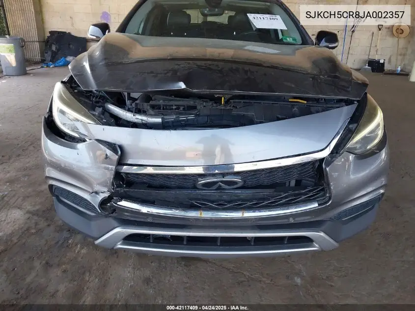 2018 Infiniti Qx30 Essential VIN: SJKCH5CR8JA002357 Lot: 42117409