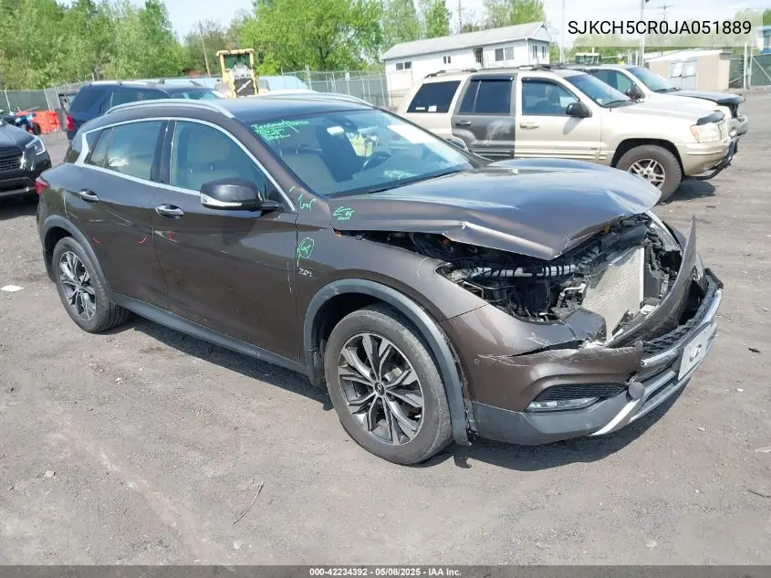2018 Infiniti Qx30 Premium VIN: SJKCH5CR0JA051889 Lot: 42234392