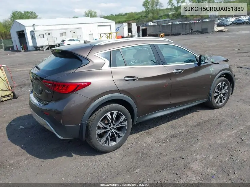 2018 Infiniti Qx30 Premium VIN: SJKCH5CR0JA051889 Lot: 42234392