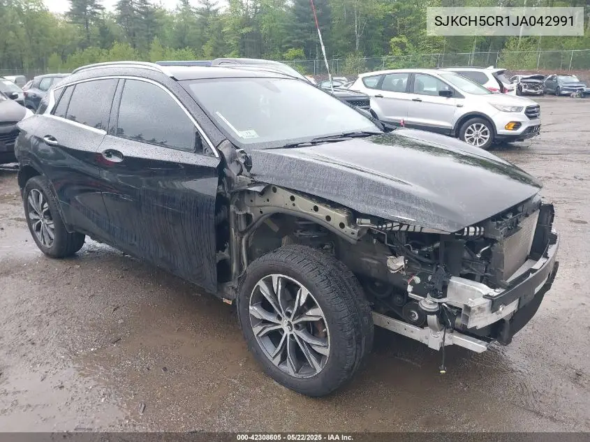 2018 Infiniti Qx30 Essential/Luxe/Luxury/Premium VIN: SJKCH5CR1JA042991 Lot: 42308605