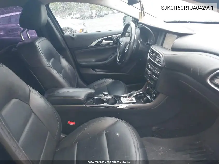 2018 Infiniti Qx30 Essential/Luxe/Luxury/Premium VIN: SJKCH5CR1JA042991 Lot: 42308605