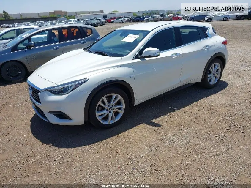2018 Infiniti Qx30 VIN: SJKCH5CP8JA042095 Lot: 42316933