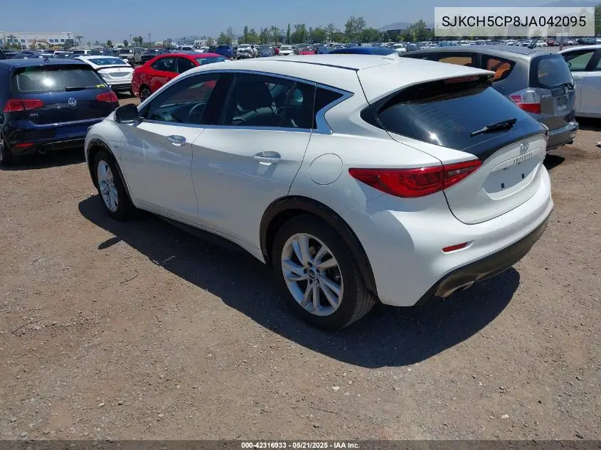 2018 Infiniti Qx30 VIN: SJKCH5CP8JA042095 Lot: 42316933