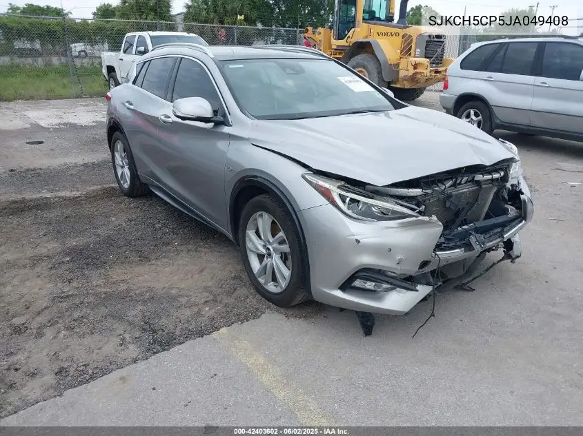 2018 Infiniti Qx30 Premium VIN: SJKCH5CP5JA049408 Lot: 42403602