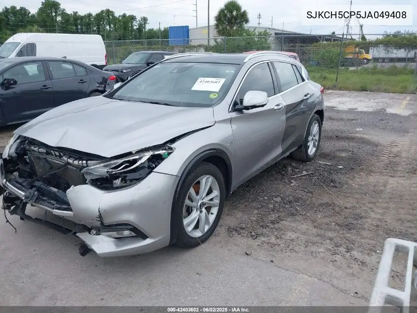 2018 Infiniti Qx30 Premium VIN: SJKCH5CP5JA049408 Lot: 42403602