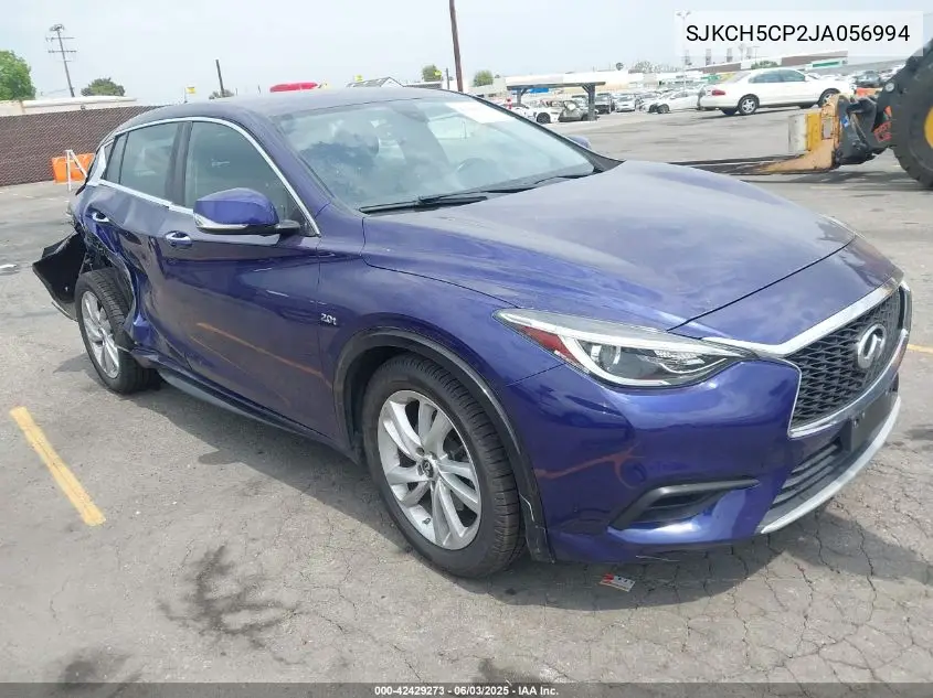 2018 Infiniti Qx30 Luxury VIN: SJKCH5CP2JA056994 Lot: 42429273