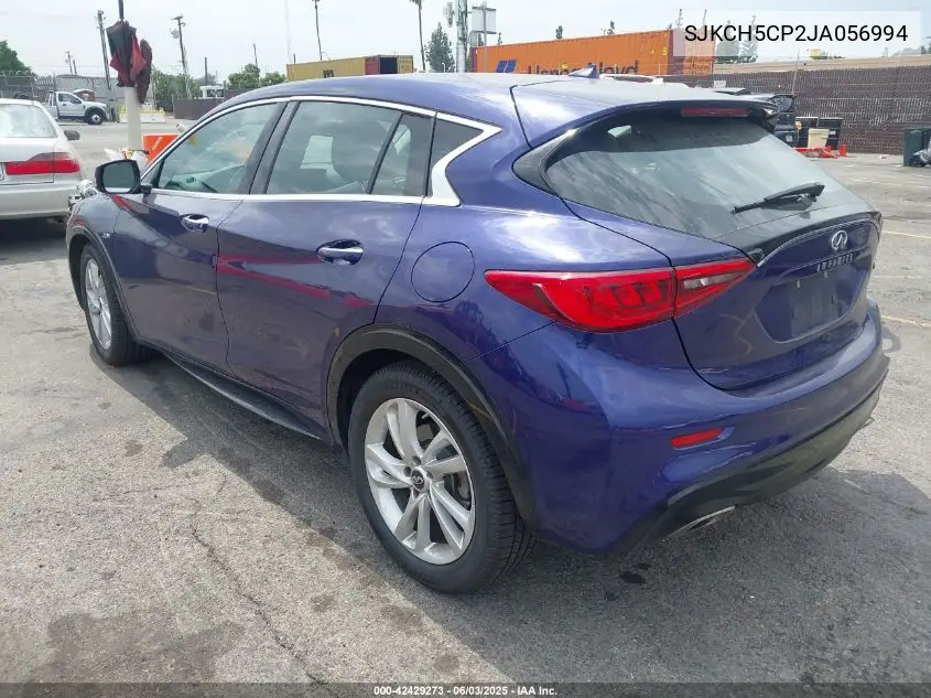 2018 Infiniti Qx30 Luxury VIN: SJKCH5CP2JA056994 Lot: 42429273