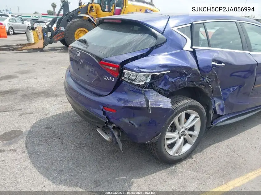 2018 Infiniti Qx30 Luxury VIN: SJKCH5CP2JA056994 Lot: 42429273