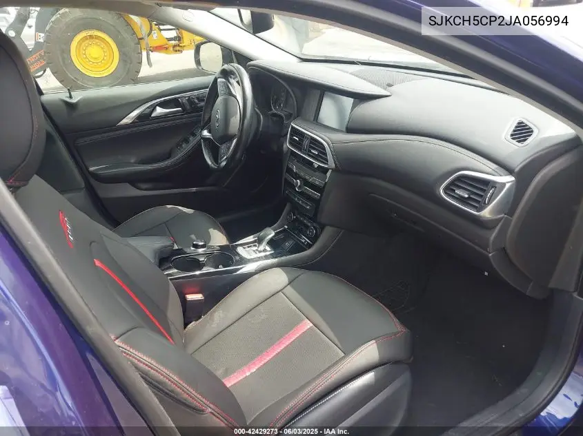2018 Infiniti Qx30 Luxury VIN: SJKCH5CP2JA056994 Lot: 42429273