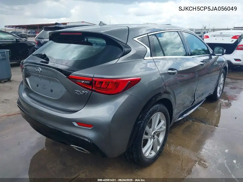 2018 Infiniti Qx30 VIN: SJKCH5CP5JA056049 Lot: 42551431