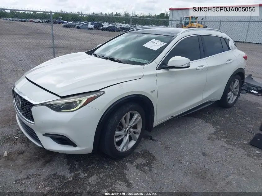 2018 Infiniti Qx30 Luxe VIN: SJKCH5CP0JA005056 Lot: 42621579