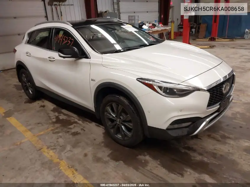 2019 Infiniti Qx30 Essential VIN: SJKCH5CR6KA008658 Lot: 41943237