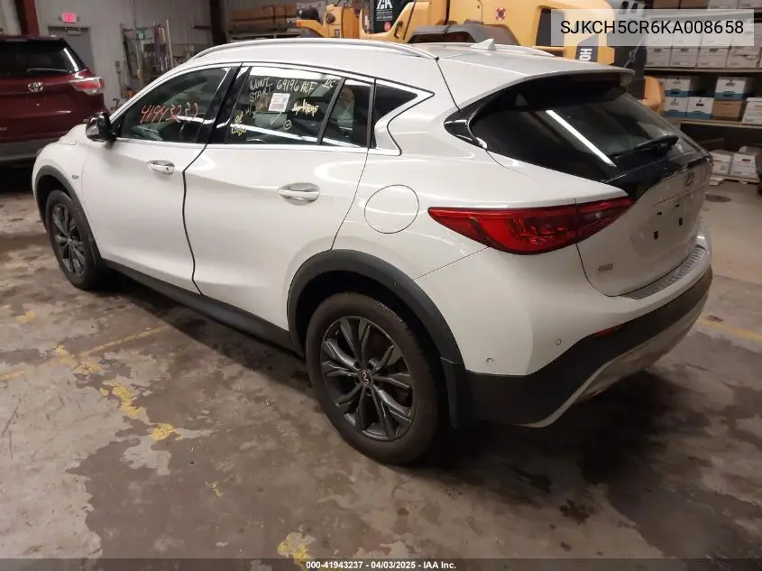 2019 Infiniti Qx30 Essential VIN: SJKCH5CR6KA008658 Lot: 41943237