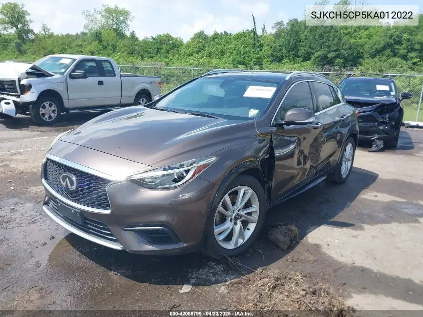 2019 Infiniti Qx30 Luxe VIN: SJKCH5CP5KA012022 Lot: 42088799