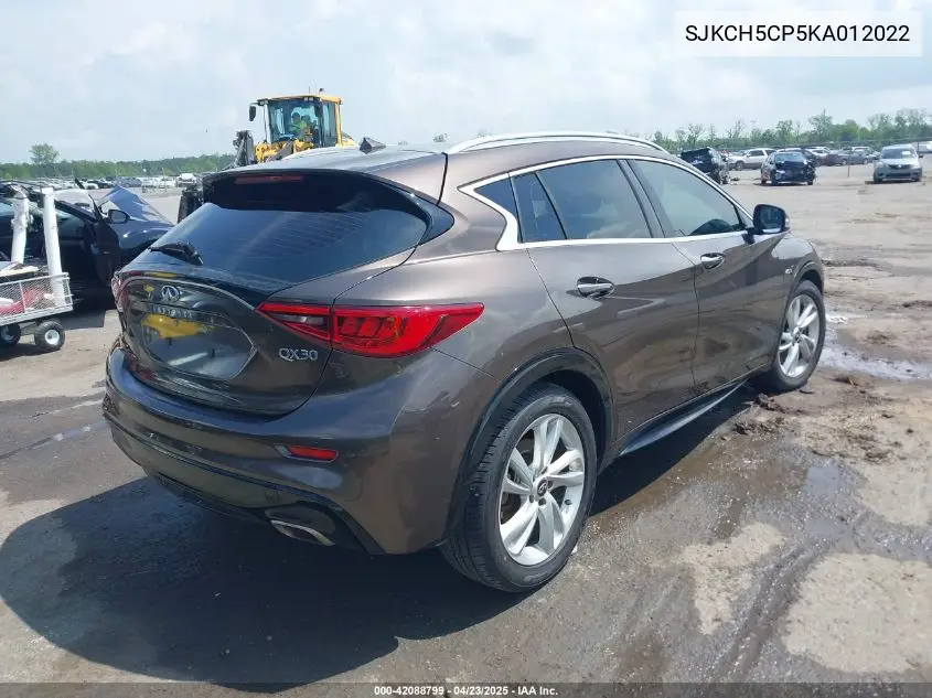 2019 Infiniti Qx30 Luxe VIN: SJKCH5CP5KA012022 Lot: 42088799