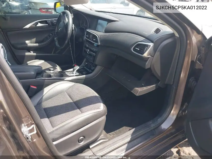 2019 Infiniti Qx30 Luxe VIN: SJKCH5CP5KA012022 Lot: 42088799