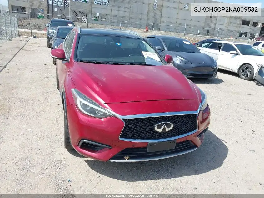 2019 Infiniti Qx30 Luxe VIN: SJKCH5CP2KA009532 Lot: 42533197