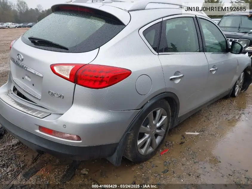 2014 Infiniti Qx50 Journey VIN: JN1BJ0HR1EM192685 Lot: 41865429