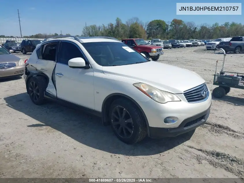 2014 Infiniti Qx50 Journey VIN: JN1BJ0HP6EM210757 Lot: 41889607