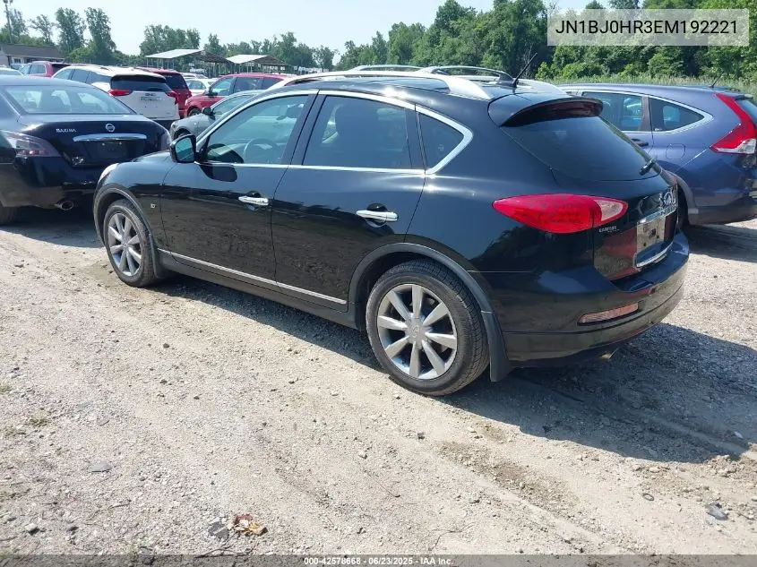 2014 Infiniti Qx50 Journey VIN: JN1BJ0HR3EM192221 Lot: 42578668