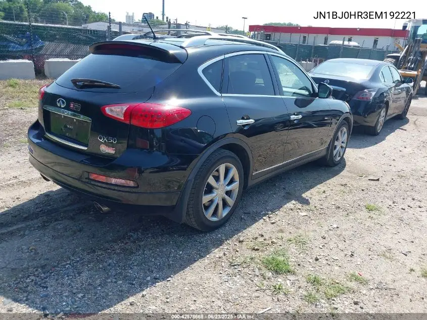 2014 Infiniti Qx50 Journey VIN: JN1BJ0HR3EM192221 Lot: 42578668