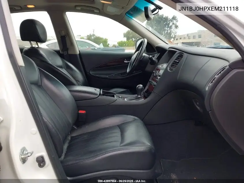 2014 Infiniti Qx50 Journey VIN: JN1BJ0HPXEM211118 Lot: 42597984