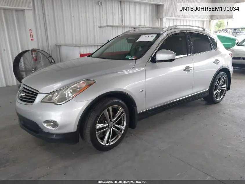 2014 Infiniti Qx50 Journey VIN: JN1BJ0HR5EM190034 Lot: 42618768