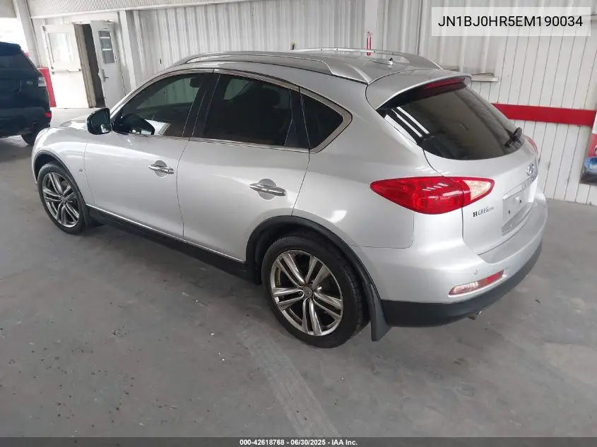 2014 Infiniti Qx50 Journey VIN: JN1BJ0HR5EM190034 Lot: 42618768