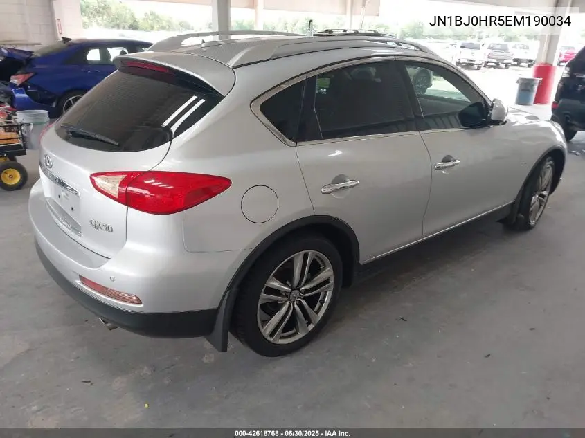 2014 Infiniti Qx50 Journey VIN: JN1BJ0HR5EM190034 Lot: 42618768