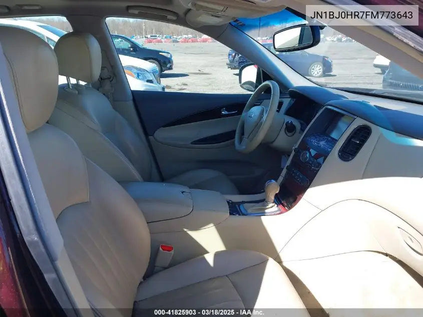 2015 Infiniti Qx50 Journey VIN: JN1BJ0HR7FM773643 Lot: 41825903