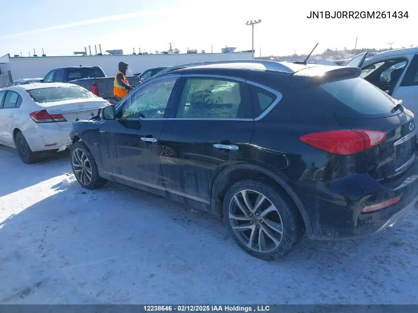 2016 Infiniti Qx50 VIN: JN1BJ0RR2GM261434 Lot: 12238646
