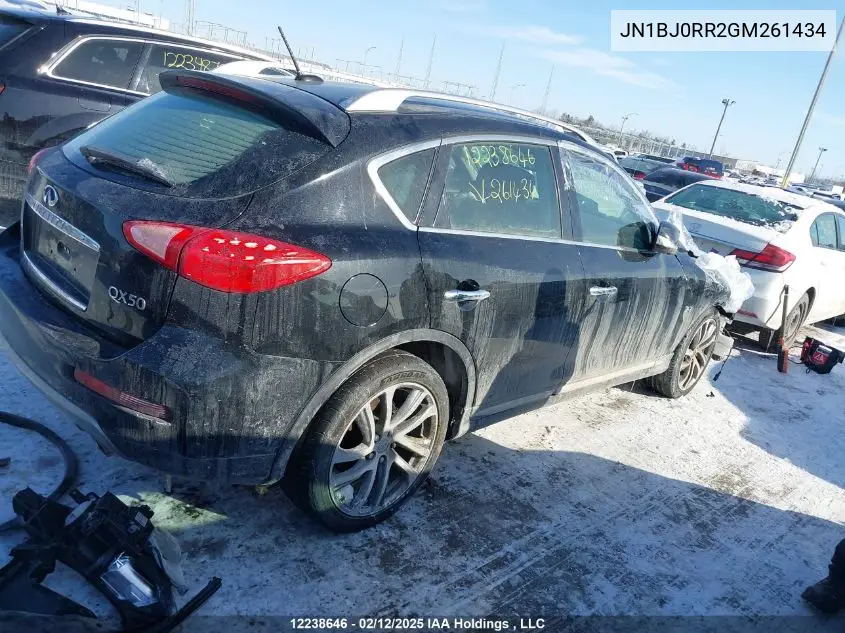 2016 Infiniti Qx50 VIN: JN1BJ0RR2GM261434 Lot: 12238646