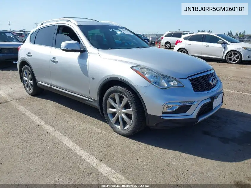 2016 Infiniti Qx50 VIN: JN1BJ0RR5GM260181 Lot: 41993544