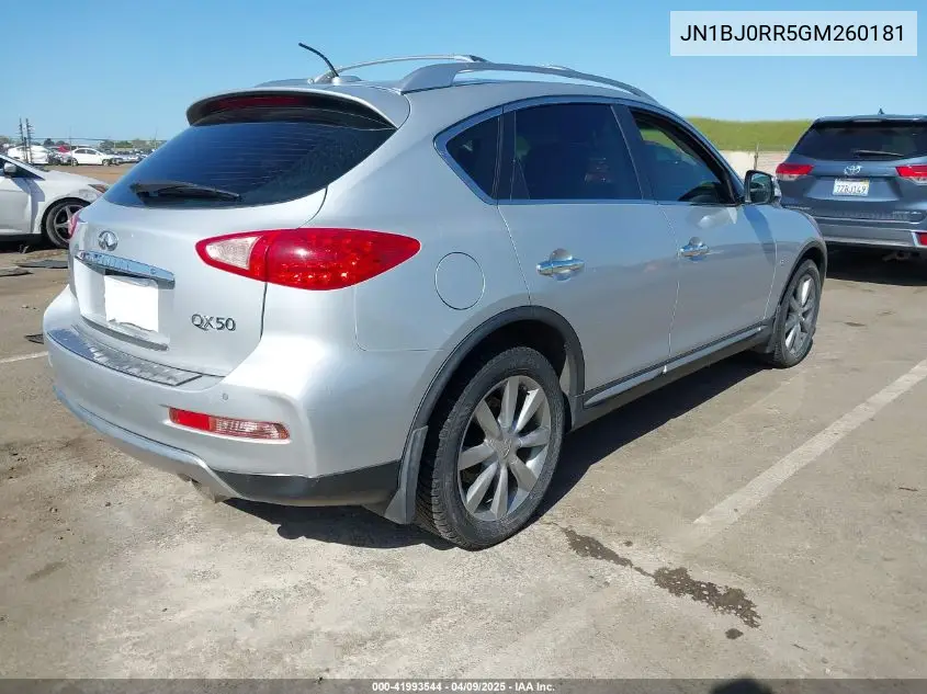 2016 Infiniti Qx50 VIN: JN1BJ0RR5GM260181 Lot: 41993544