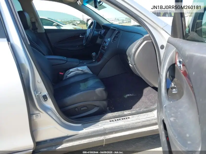 2016 Infiniti Qx50 VIN: JN1BJ0RR5GM260181 Lot: 41993544