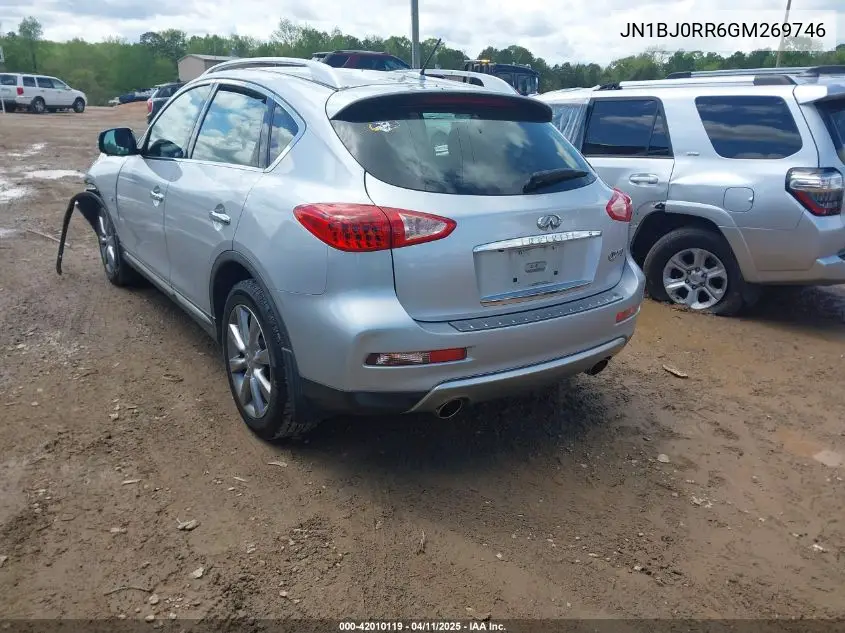 2016 Infiniti Qx50 VIN: JN1BJ0RR6GM269746 Lot: 42010119